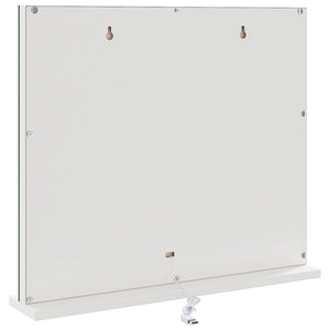 Καθρέφτης Vanity LED Λευκός 50 x 10 x 44 εκ Γυαλί και Χάλυβας - Pakobazaar
