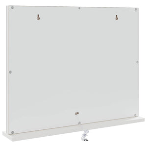 Καθρέφτης Vanity LED Λευκός 58 x 10 x 47 εκ Γυαλί και Χάλυβας - Pakobazaar