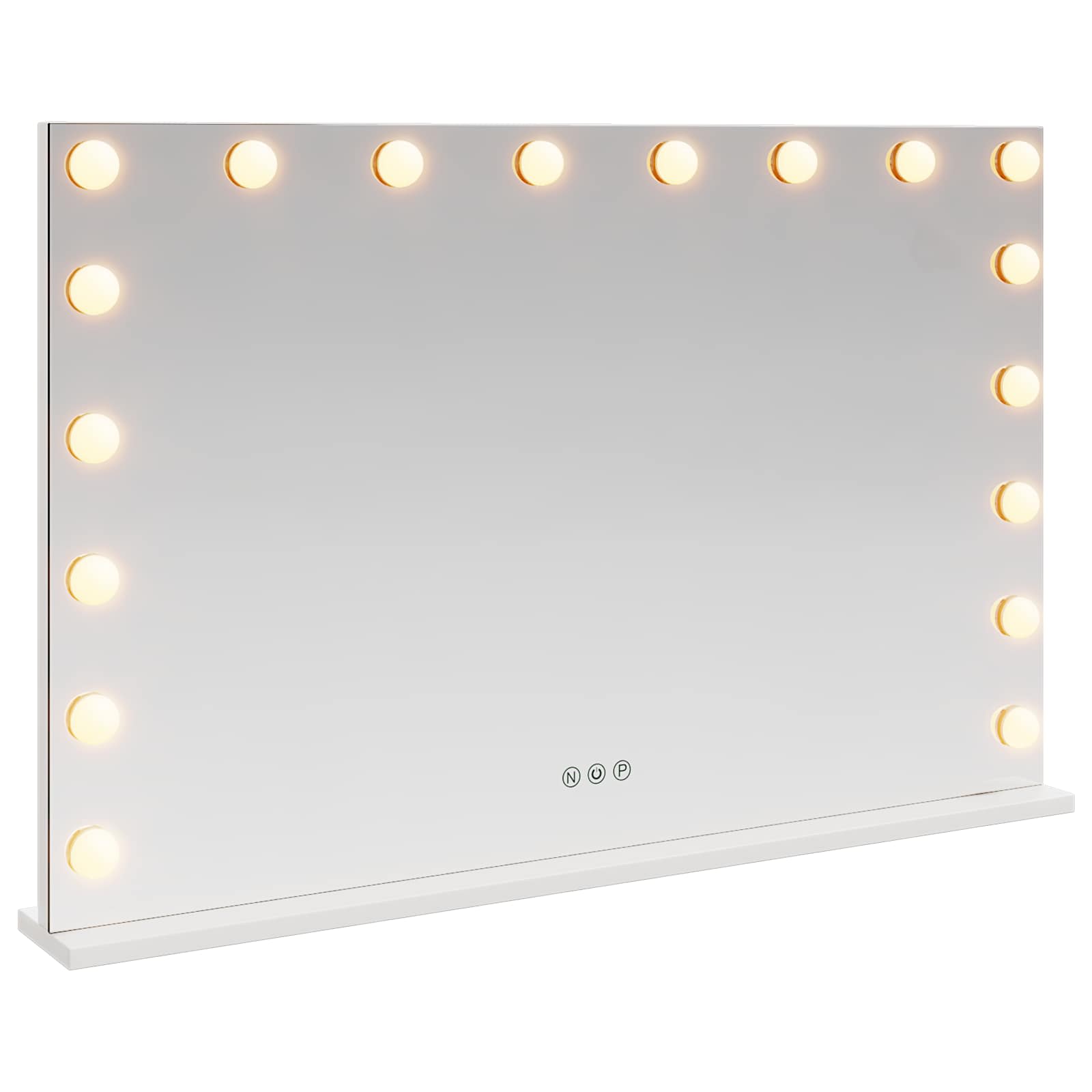 Καθρέφτης Vanity LED Λευκός 80 x 10 x 52,5 εκ Γυαλί και Χάλυβας - Pakobazaar