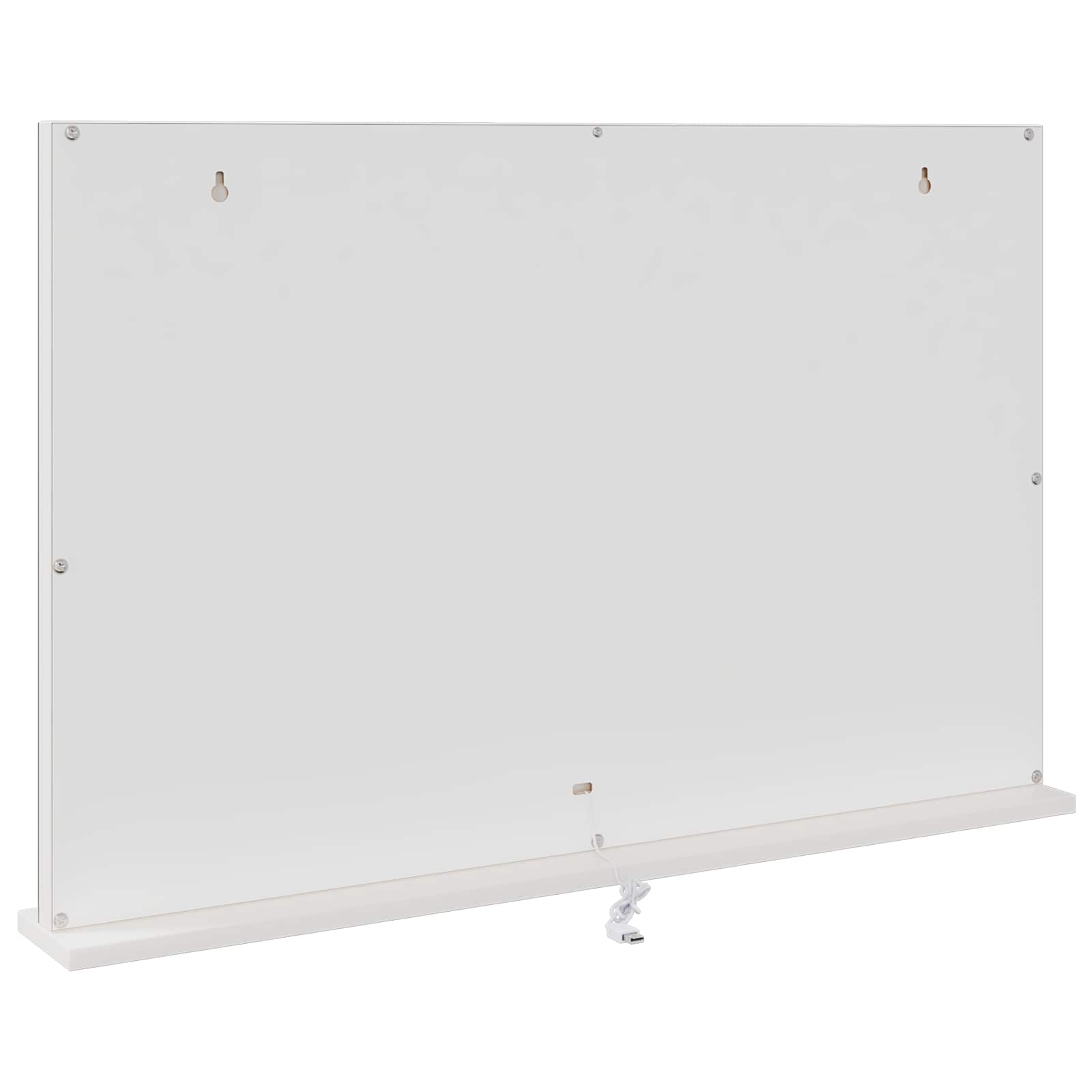 Καθρέφτης Vanity LED Λευκός 80 x 10 x 52,5 εκ Γυαλί και Χάλυβας - Pakobazaar