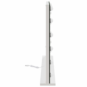 Καθρέφτης Vanity LED Λευκός 80 x 10 x 52,5 εκ Γυαλί και Χάλυβας - Pakobazaar