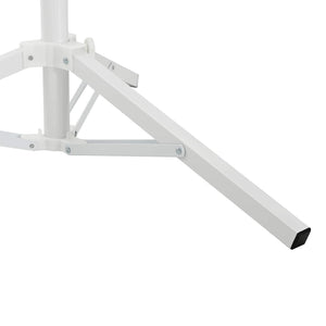 Βάση Ομπρέλας Λευκό Ατσάλι for 25-32 χιλιοστά Pole - Pakobazaar