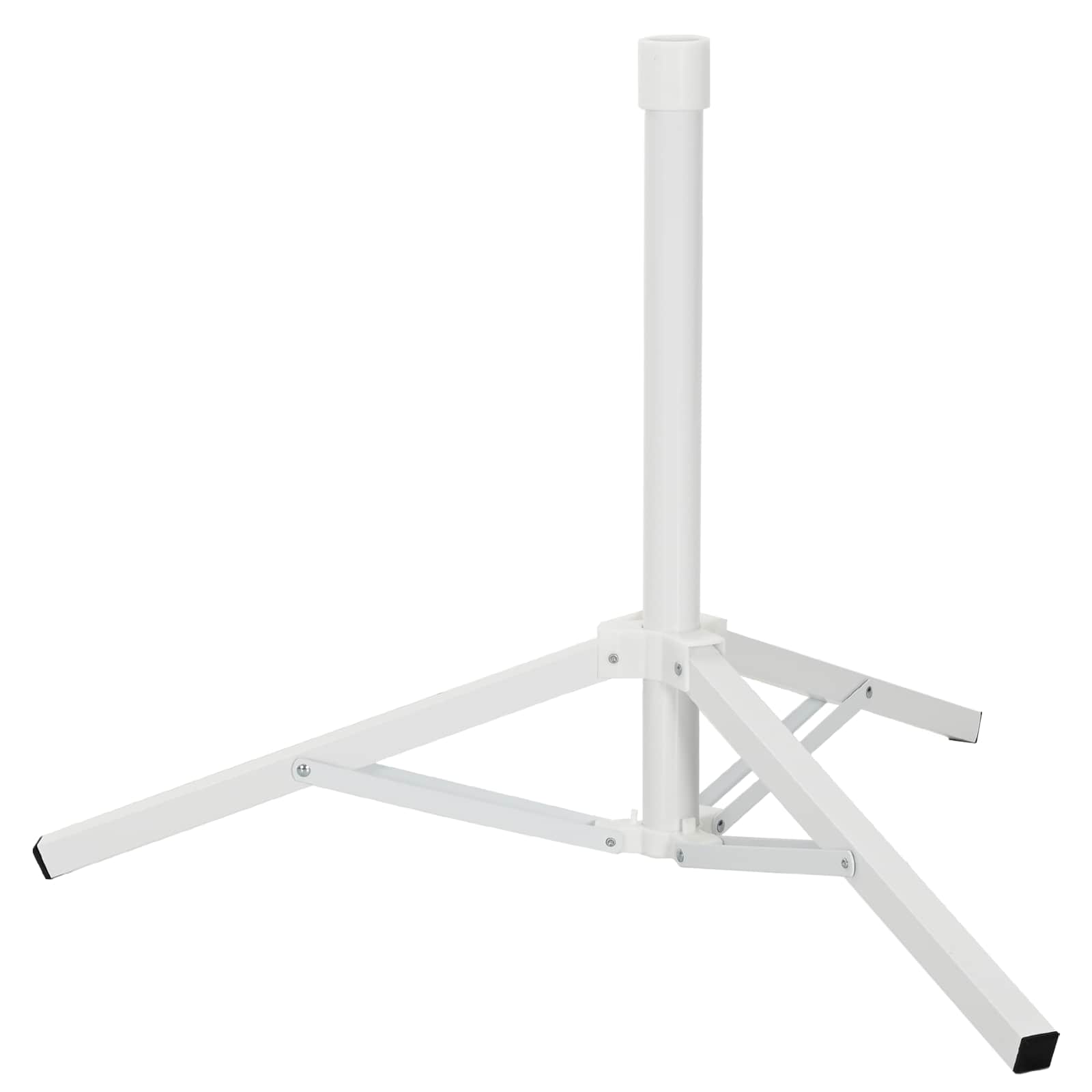 Βάση Ομπρέλας Λευκό Ατσάλι for 25-32 χιλιοστά Pole - Pakobazaar