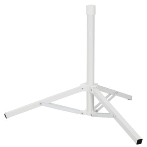 Βάση Ομπρέλας Λευκό Ατσάλι for 25-32 χιλιοστά Pole - Pakobazaar