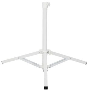 Βάση Ομπρέλας Λευκό Ατσάλι for 25-32 χιλιοστά Pole - Pakobazaar