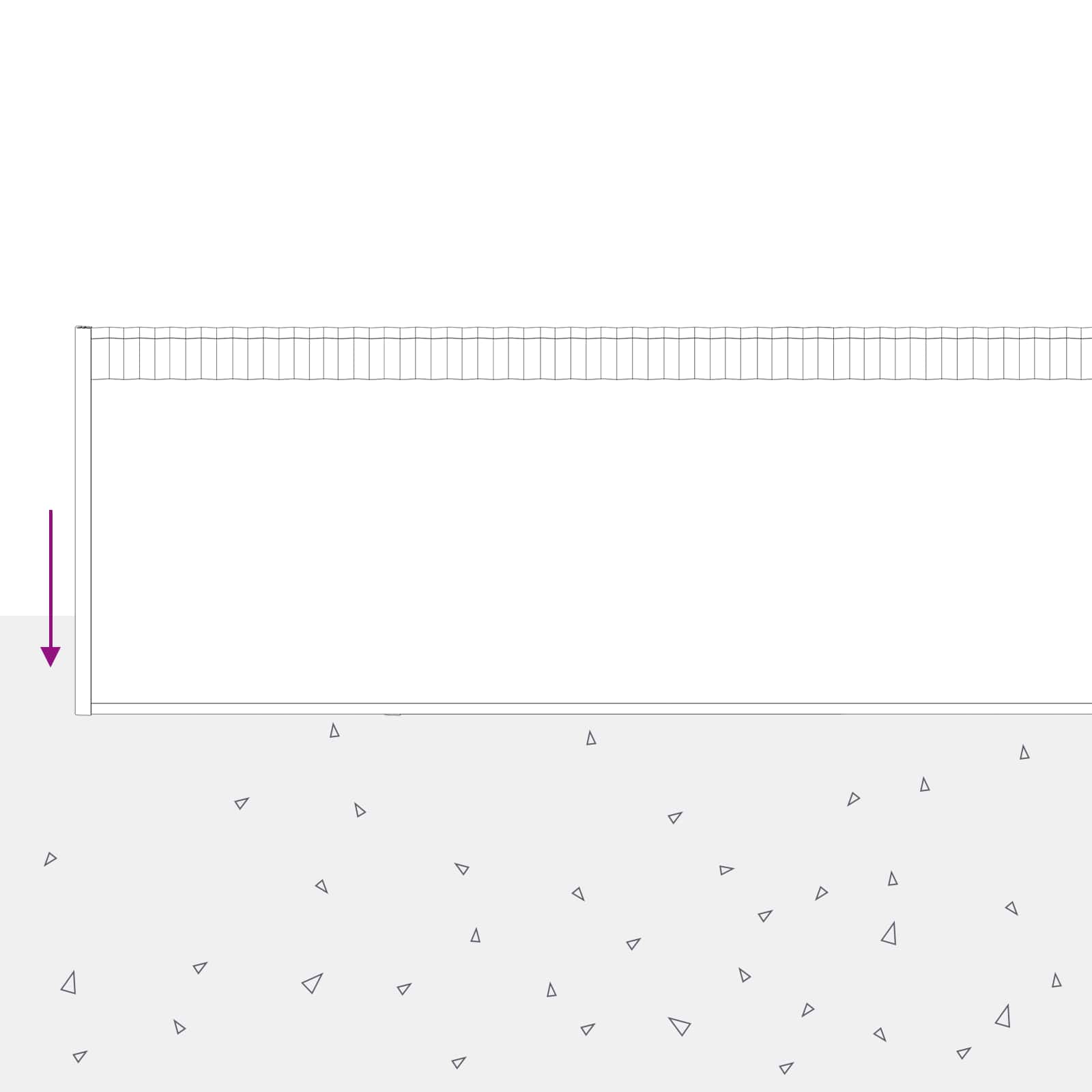 Περίγραμμα γκαζόν 10 μ x 10 εκ Γαλβανισμένος Χάλυβας Ασημί - Pakobazaar