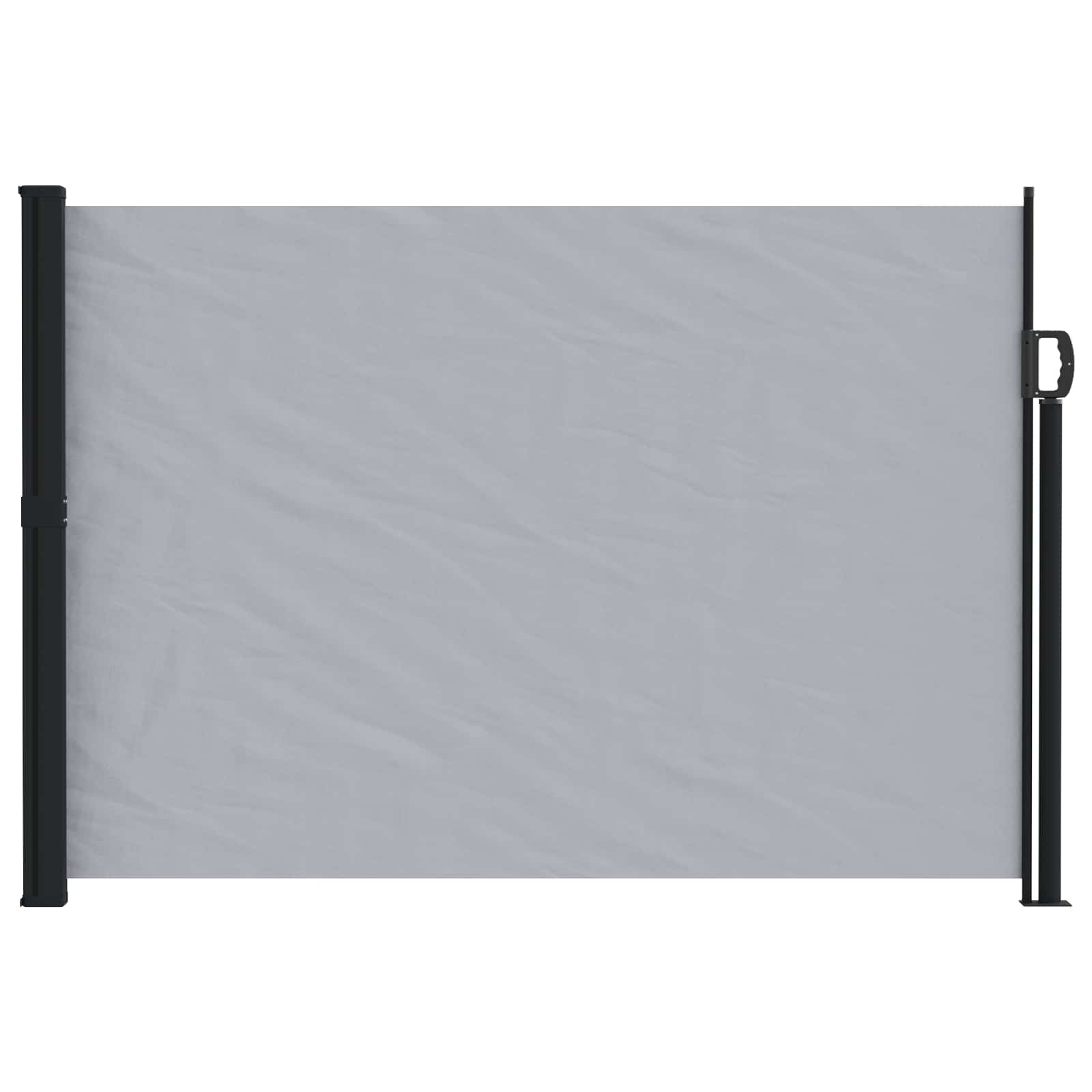 Ανακλινόμενος Πλευρικός Απλώστρα Γκρι 500 x 120 cm Πολυεστέρας - Pakobazaar