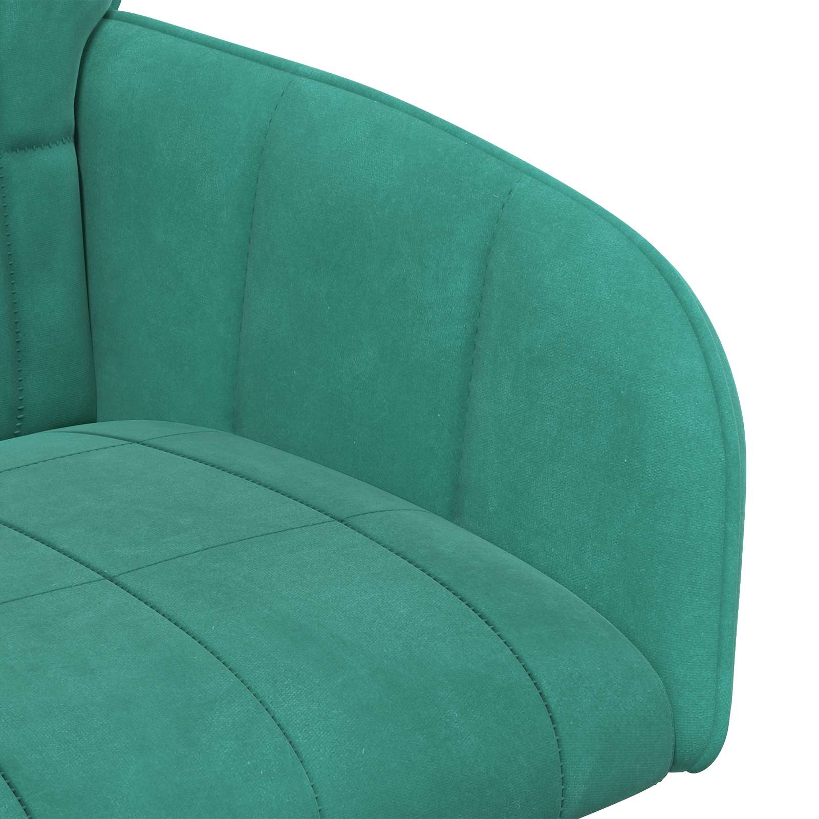 Καρέκλες φαγητού 4 pcs Βελούδο Τιρκουάζ 57 x 50 x 85 εκ.