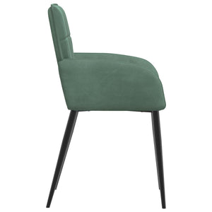 Καρέκλες φαγητού 4 pcs Βελούδο Θαλασσί 57 x 50 x 85 εκ. - Pakobazaar