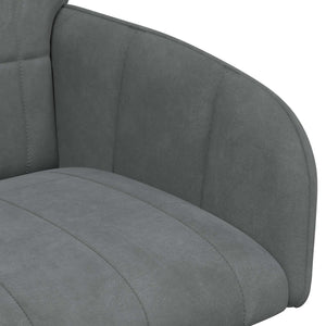 Καρέκλες φαγητού 6 pcs Βελούδο Σκούρο Γκρι 57 x 50 x 85 εκ. - Pakobazaar