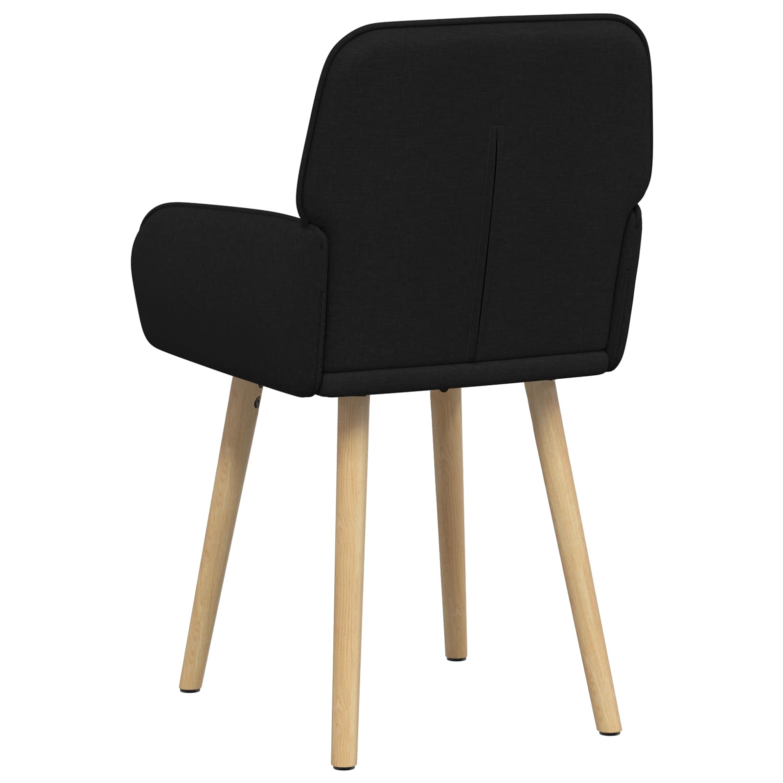 Καρέκλες φαγητού 4 pcs Ύφασμα Μαύρο 56,5 x 50 x 87,5 εκ. - Pakobazaar