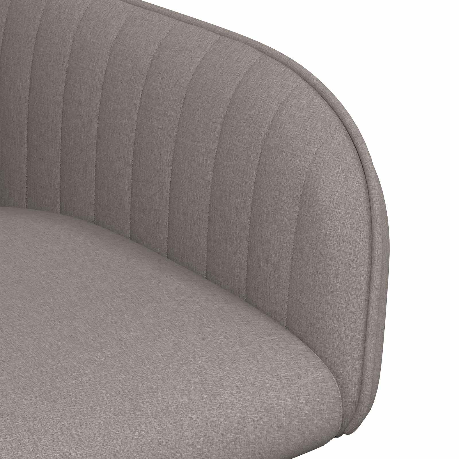 Καρέκλες φαγητού 4 pcs Ύφασμα Taupe 56,5 x 50 x 87,5 εκ.