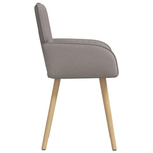 Καρέκλες φαγητού 4 pcs Ύφασμα Taupe 56,5 x 50 x 87,5 εκ. - Pakobazaar