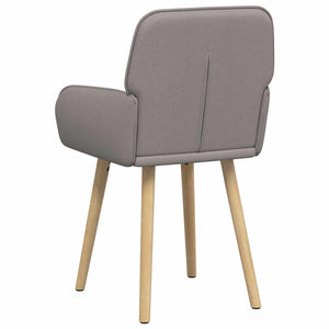 Καρέκλες φαγητού 6 pcs Ύφασμα Taupe 56,5 x 50 x 87,5 εκ. - Pakobazaar