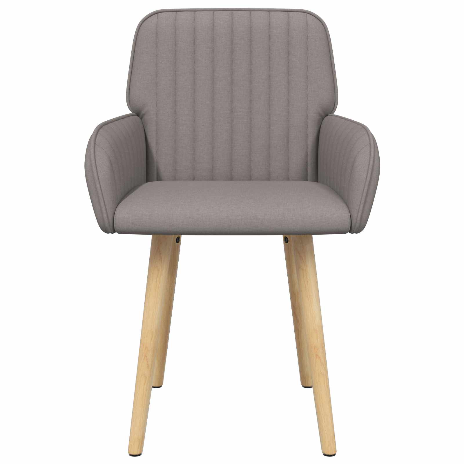 Καρέκλες φαγητού 6 pcs Ύφασμα Taupe 56,5 x 50 x 87,5 εκ. - Pakobazaar