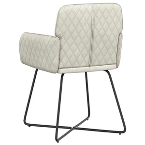 Καρέκλες φαγητού 4 pcs Βελούδο Κρεμ 59 x 56,5 x 86 εκ. - Pakobazaar