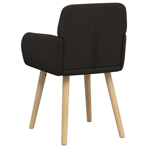 Καρέκλες φαγητού 4 pcs Μπουκλέ Μαύρο 59 x 57 x 85 εκ. - Pakobazaar