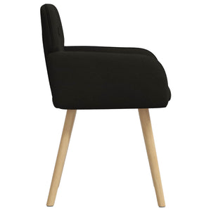 Καρέκλες φαγητού 4 pcs Μπουκλέ Μαύρο 59 x 57 x 85 εκ. - Pakobazaar