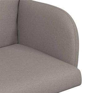 Καρέκλες φαγητού 4 pcs Ύφασμα Taupe 60 x 56 x 96 εκ - Pakobazaar