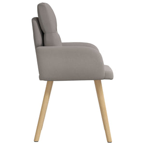 Καρέκλες φαγητού 6 pcs Ύφασμα Taupe 60 x 56 x 96 εκ - Pakobazaar