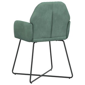 Καρέκλες φαγητού 4 pcs Βελούδο Θαλασσί 55 x 50 x 84 εκ. - Pakobazaar