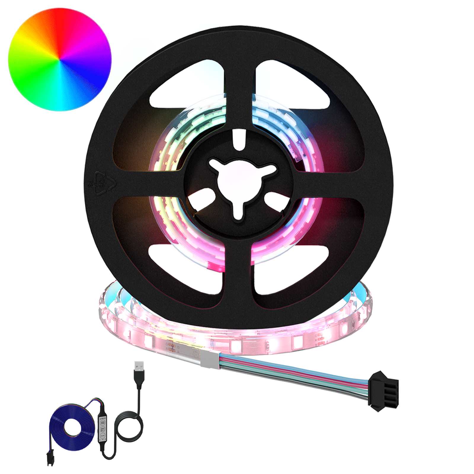 Λωρίδα LED 12 pcs Μαύρο και Διαφανές 350 χλστ - Pakobazaar