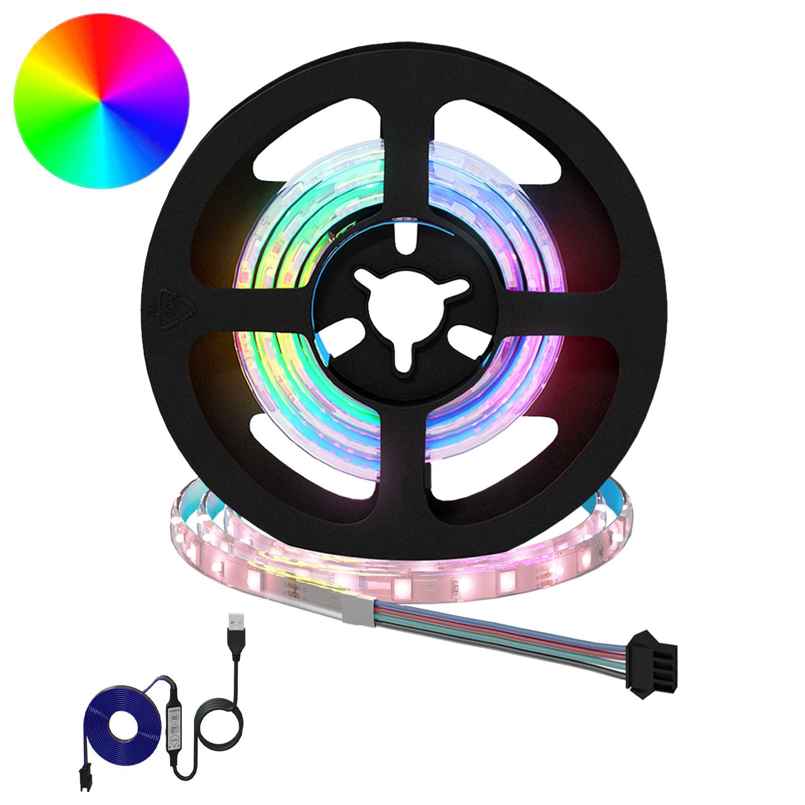 Λωρίδα LED 12 pcs Μαύρο και Διαφανές 550 χιλ - Pakobazaar