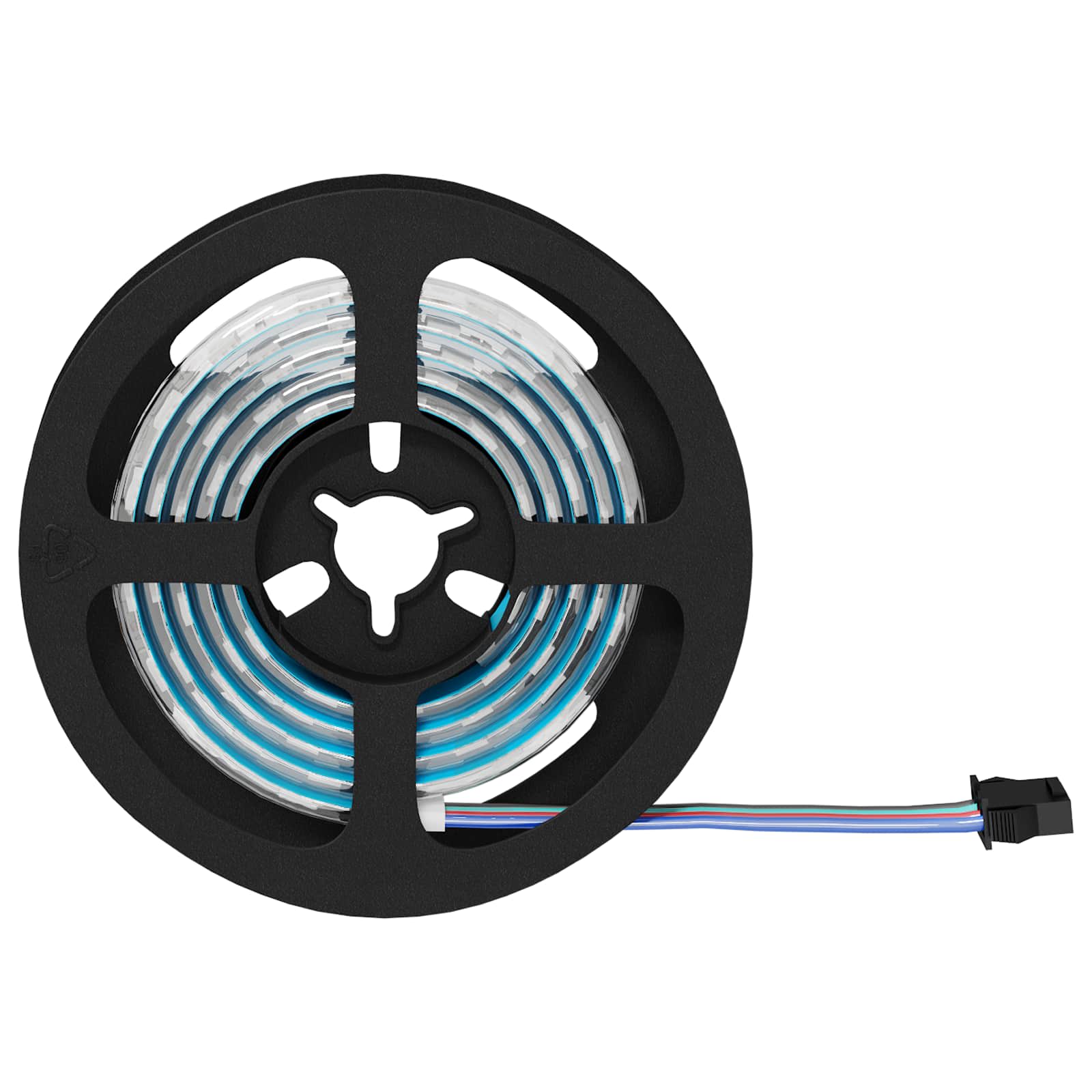 Λωρίδα LED 2 pcs Μαύρο και Διαφανές 900 χιλιοστά