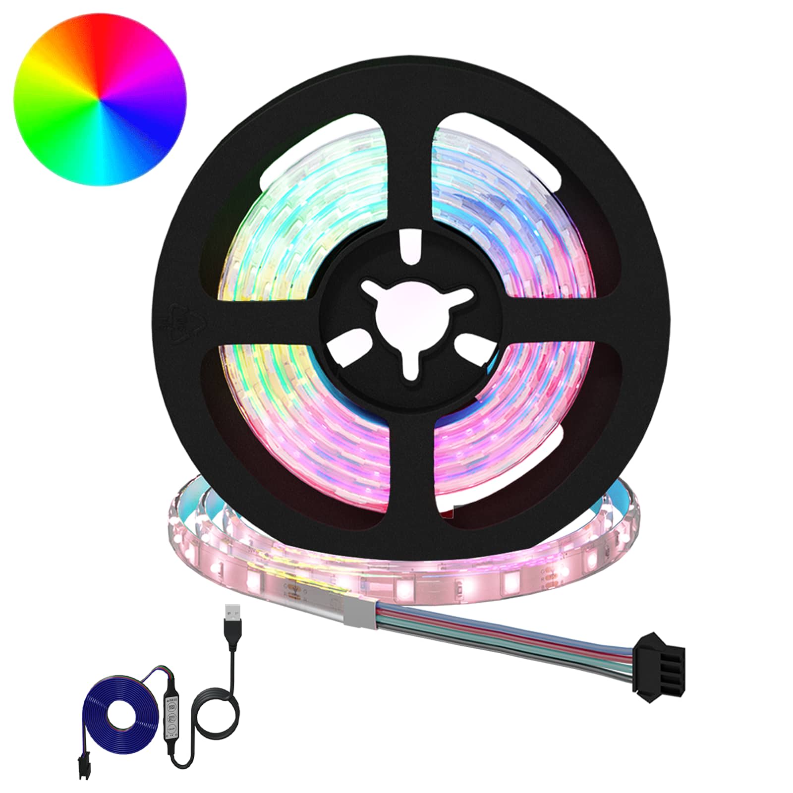 Λωρίδα LED 12 pcs Μαύρο και Διαφανές 900 χιλιοστά - Pakobazaar