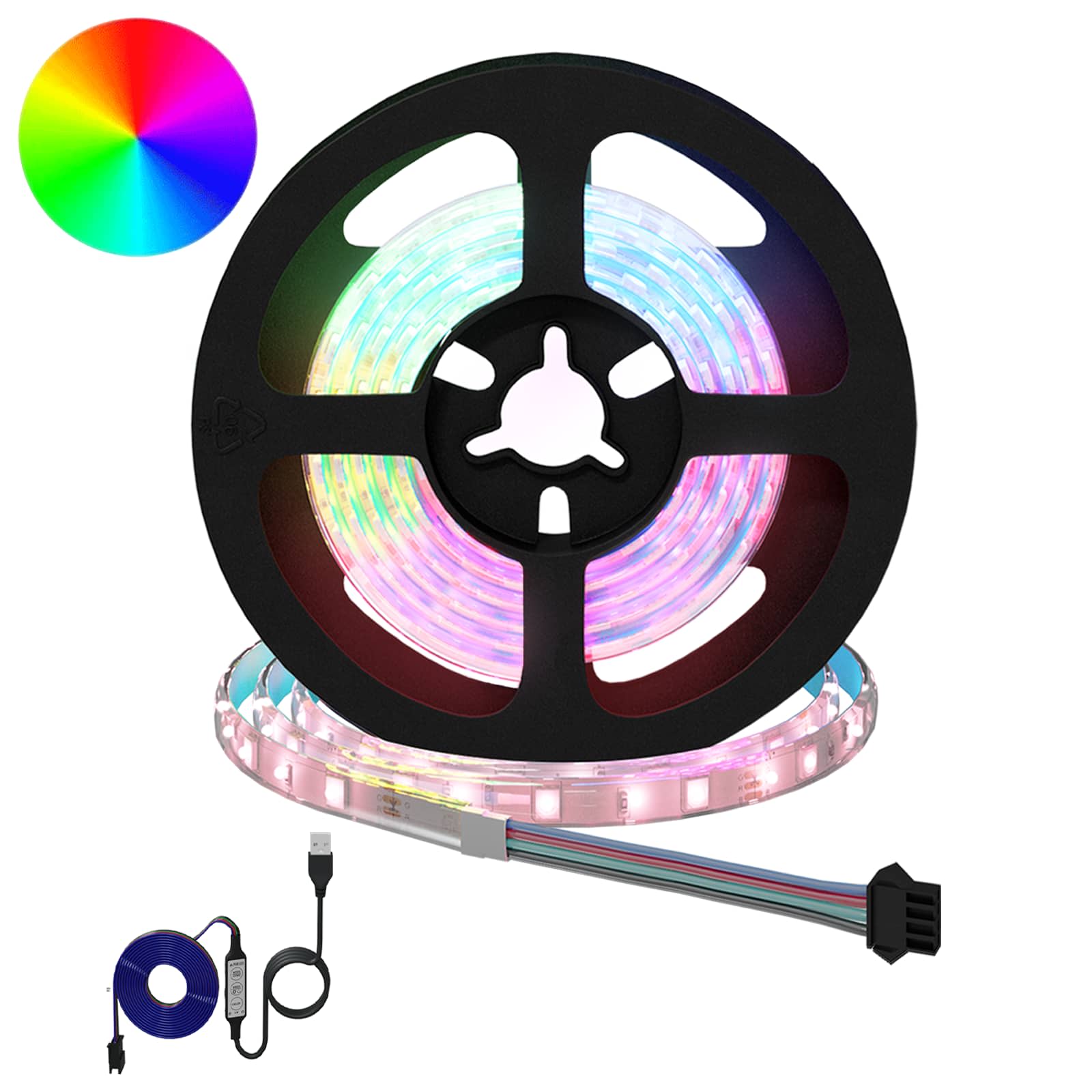 Λωρίδα LED 12 pcs Μαύρο και Διαφανές 1200 mm
