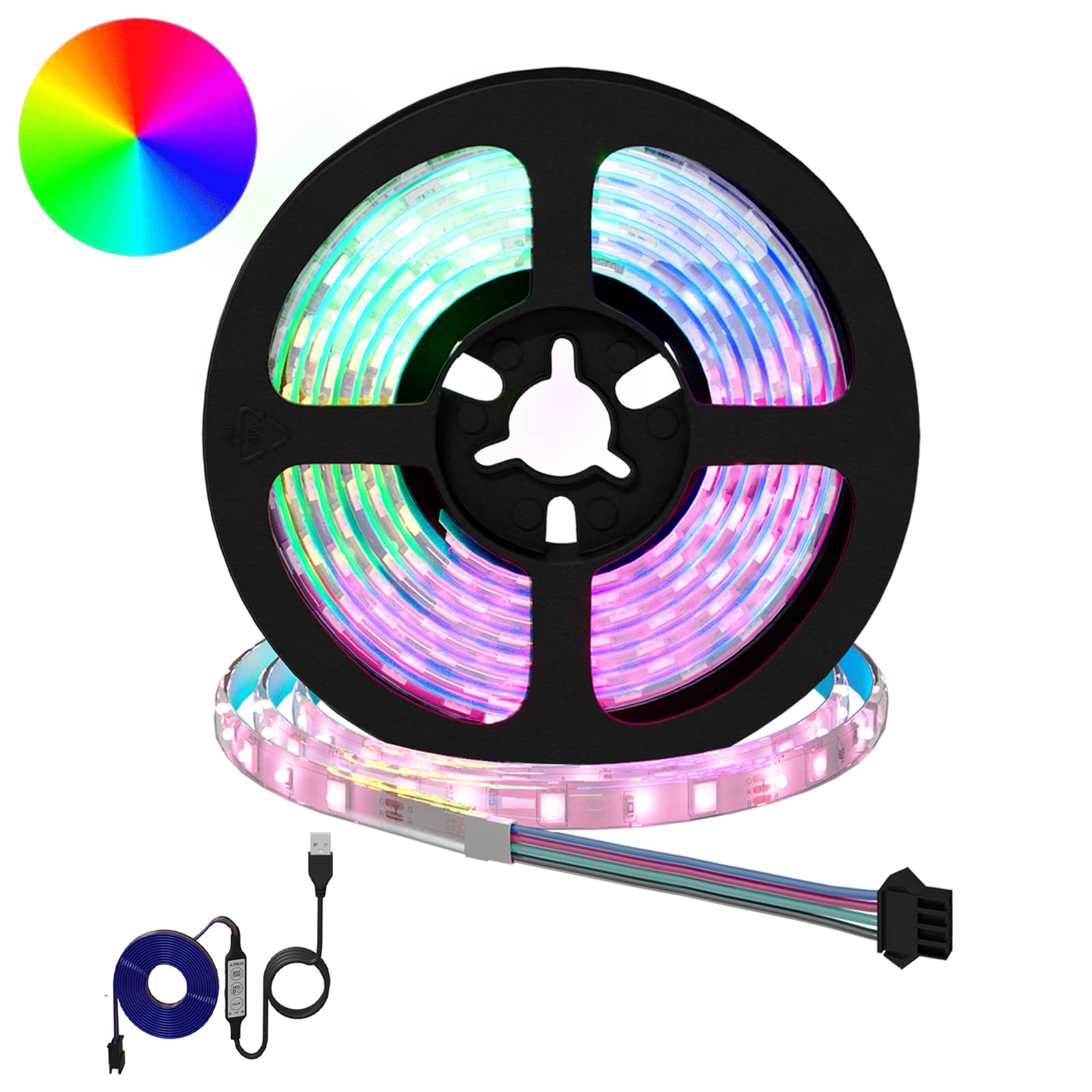 Λωρίδα LED 12 pcs Μαύρο και Διαφανές 1700 χιλ - Pakobazaar