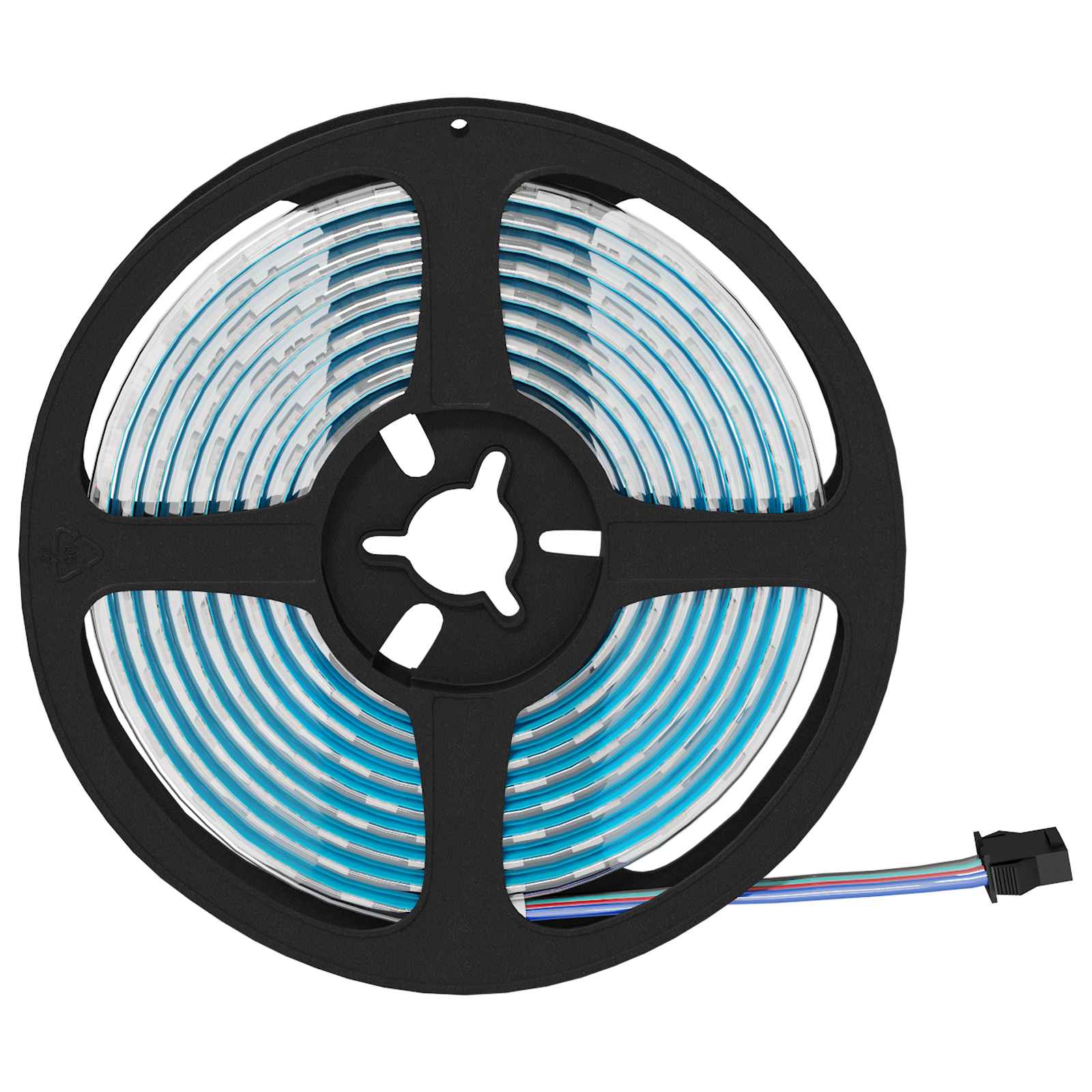 Λωρίδα LED 2 pcs Μαύρο και Διαφανές 210 x 0,8 x 0,3 εκ.