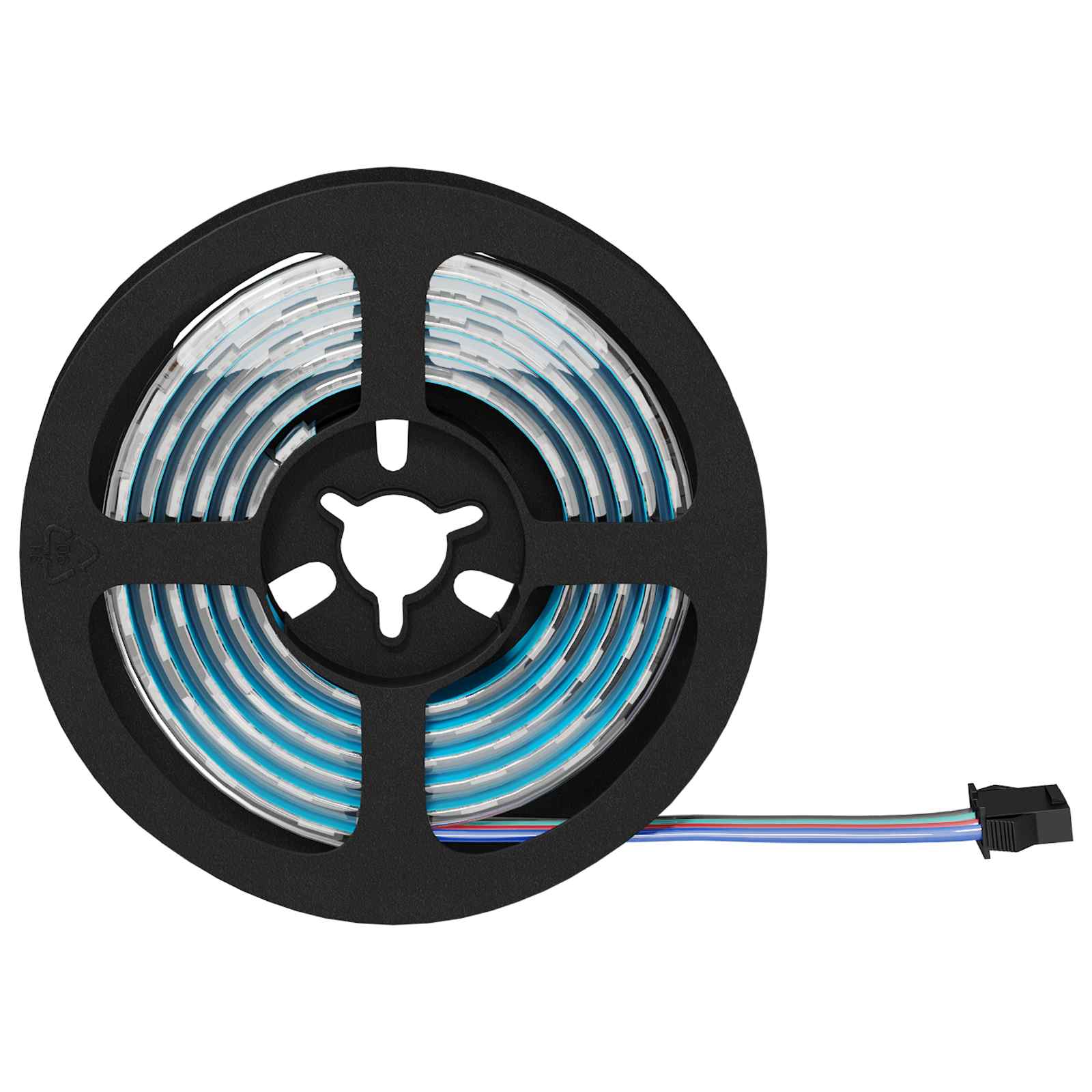 Λωρίδα LED 2 pcs Μαύρο και Διαφανές 950 χιλ Χαλκός και Πλαστικό