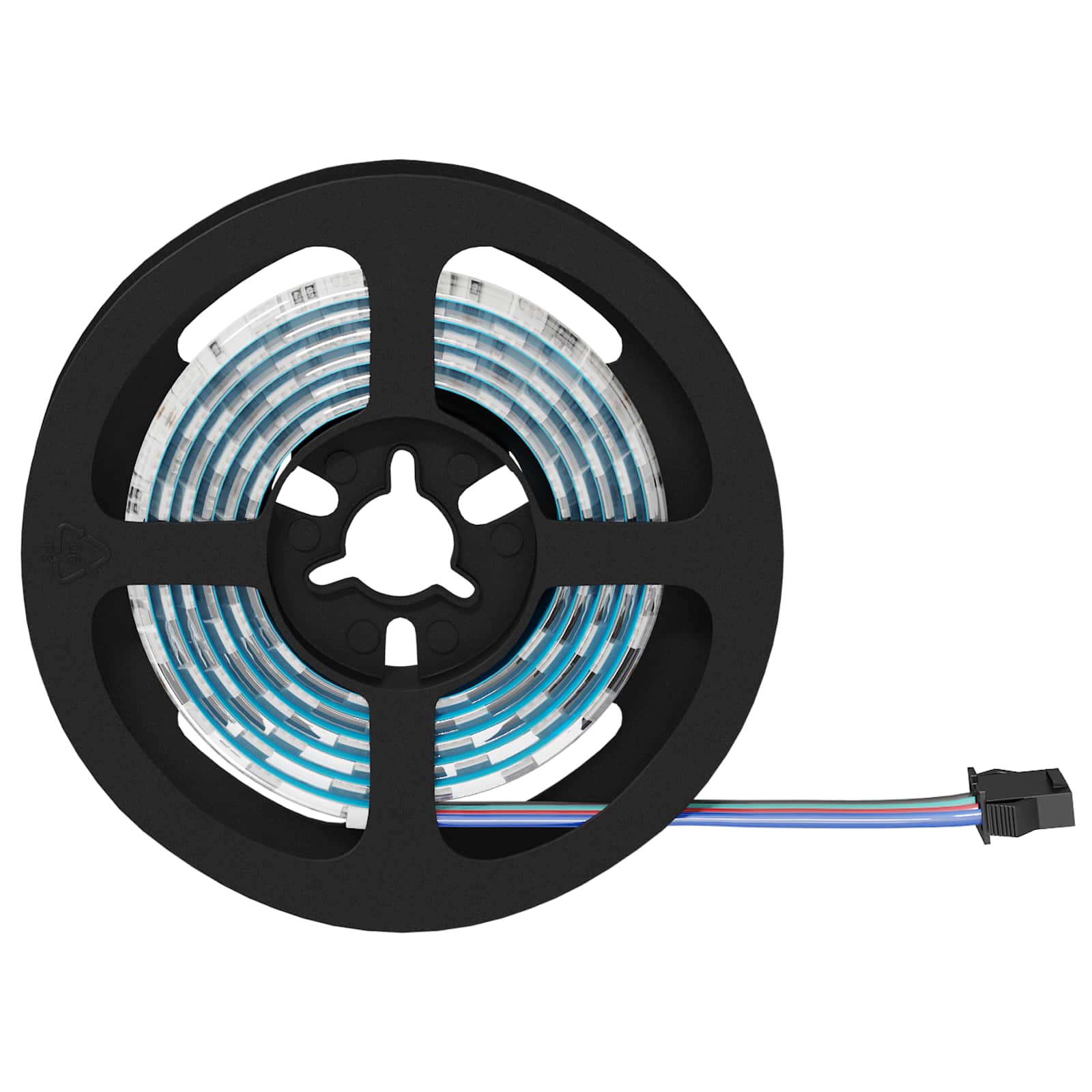 Λωρίδα LED 12 pcs Μαύρο και Διαφανές 1000 χιλ