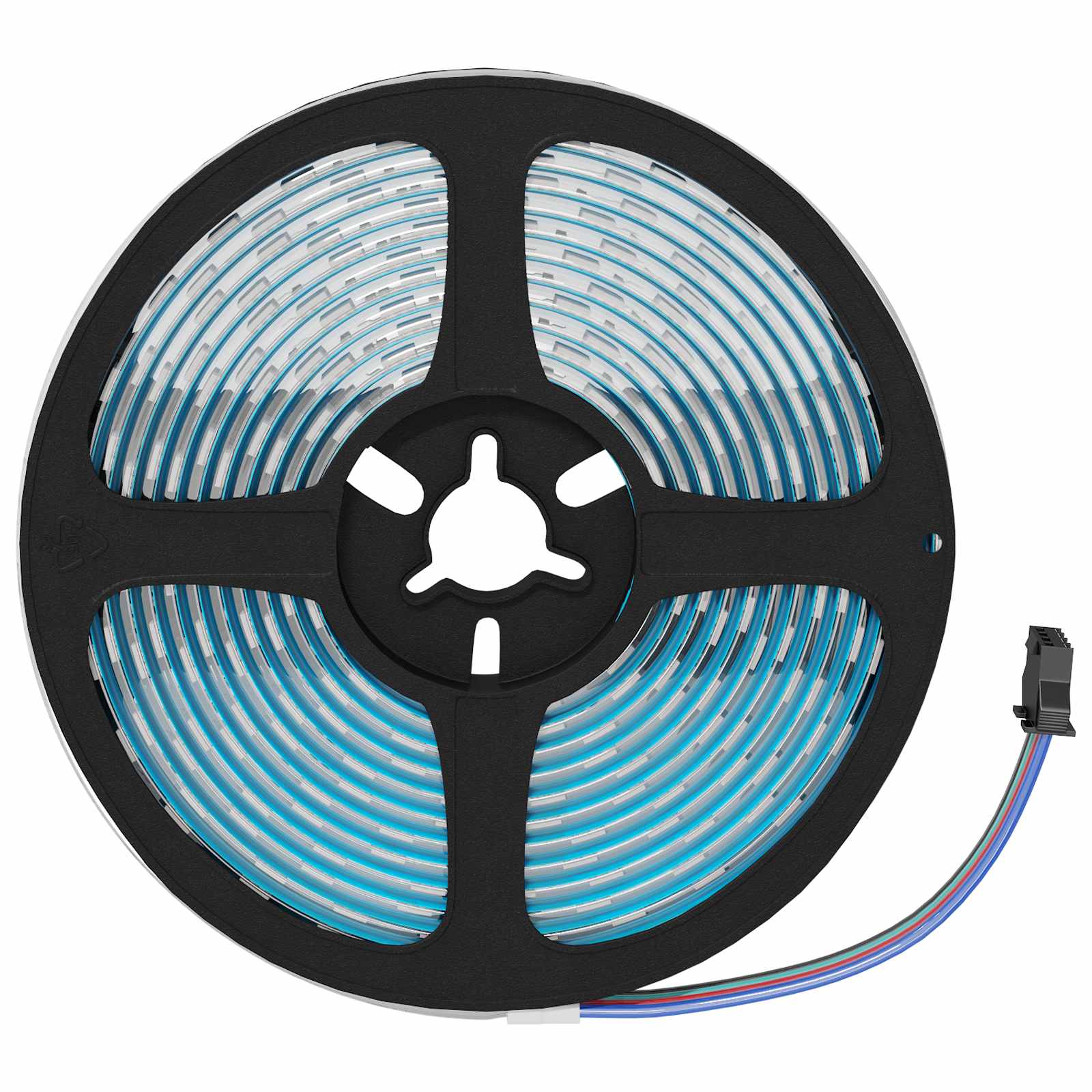 Λωρίδα LED 2 pcs Μαύρο και Διαφανές 3000 χιλ