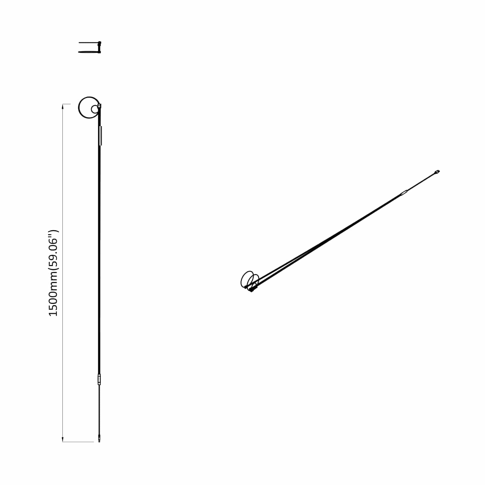 Λωρίδα LED 12 pcs Μαύρο και Πολύχρωμο 1745 χιλιοστά