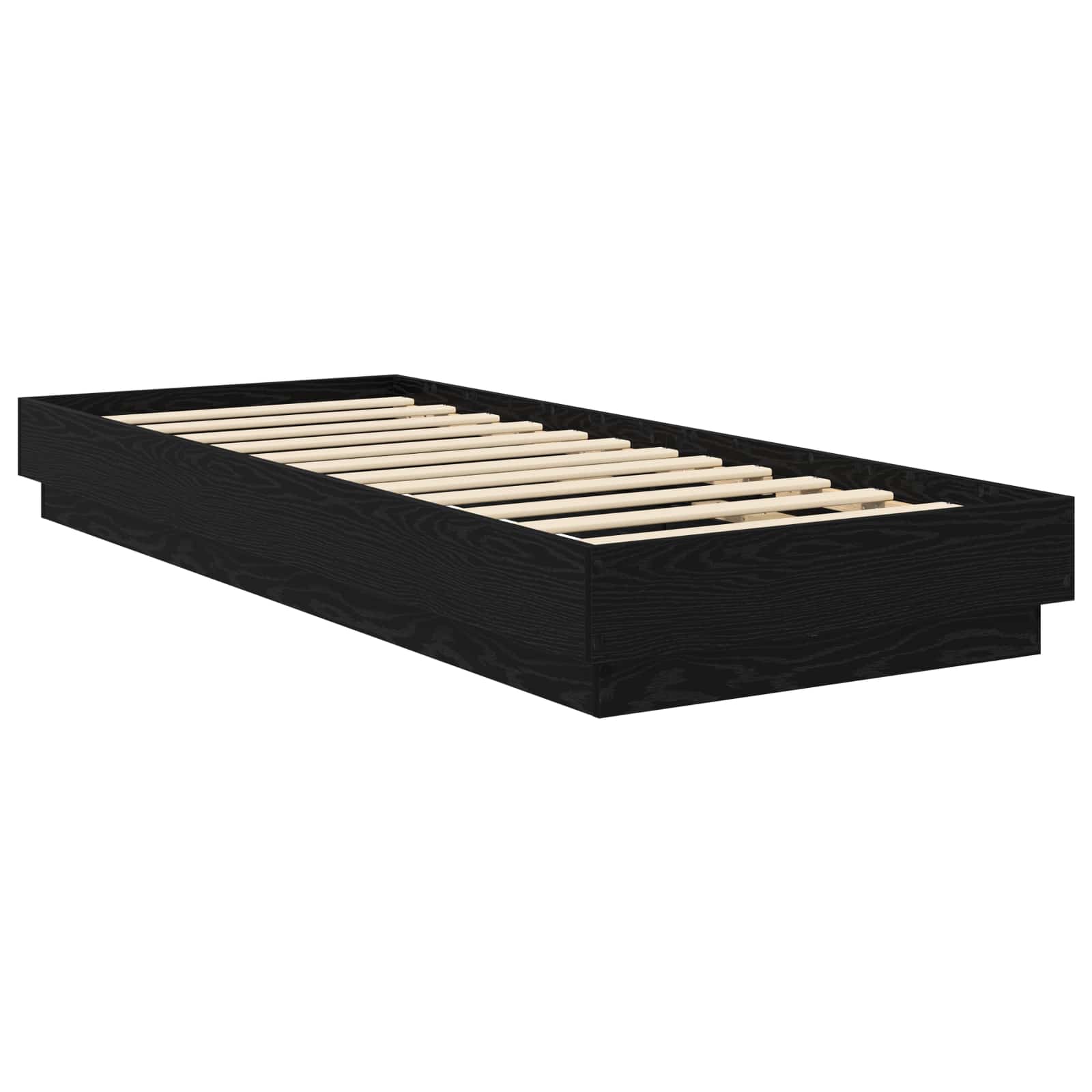 Κρεβάτι με φωτισμό LED Μαύρη Δρυς 80 x 200 cm - Pakobazaar