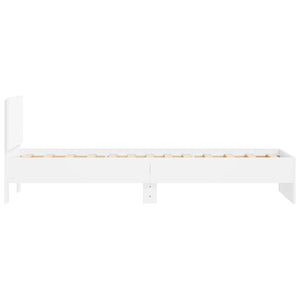 Κρεβάτι με Κεφαλάρι Λευκό 80 x 200 cm - Pakobazaar