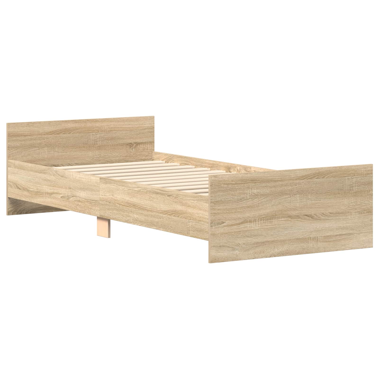 Κρεβάτι με Κεφαλάρι Sonoma Δρυς 80 x 200 cm Επεξεργασμένο Ξύλο - Pakobazaar