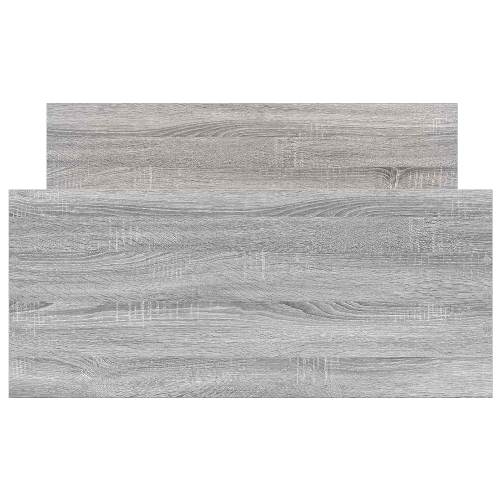 Κρεβάτι με Κεφαλάρι Γκρι Sonoma 80 x 200 cm Επεξεργασμένο Ξύλο - Pakobazaar