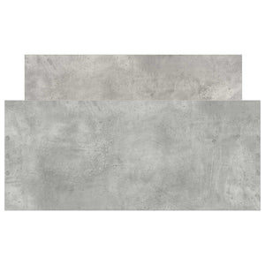 Κρεβάτι με Κεφαλάρι Γκρι Σκυροδέματος 80 x 200 cm - Pakobazaar