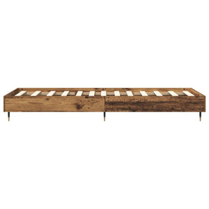 Σκελετός Κρεβατιού Παλαιωμένο ξύλο 80 x 200 cm - Pakobazaar