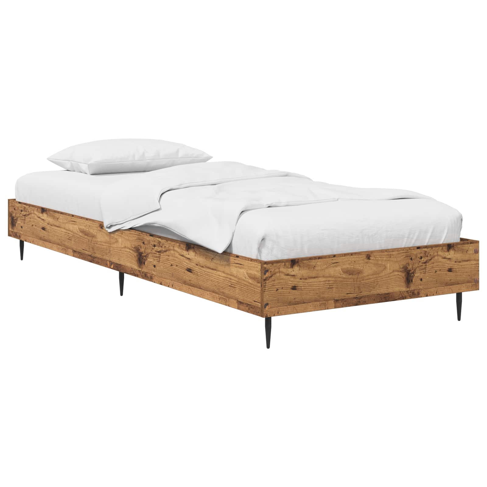 Σκελετός Κρεβατιού Παλαιωμένο ξύλο 80 x 200 cm - Pakobazaar