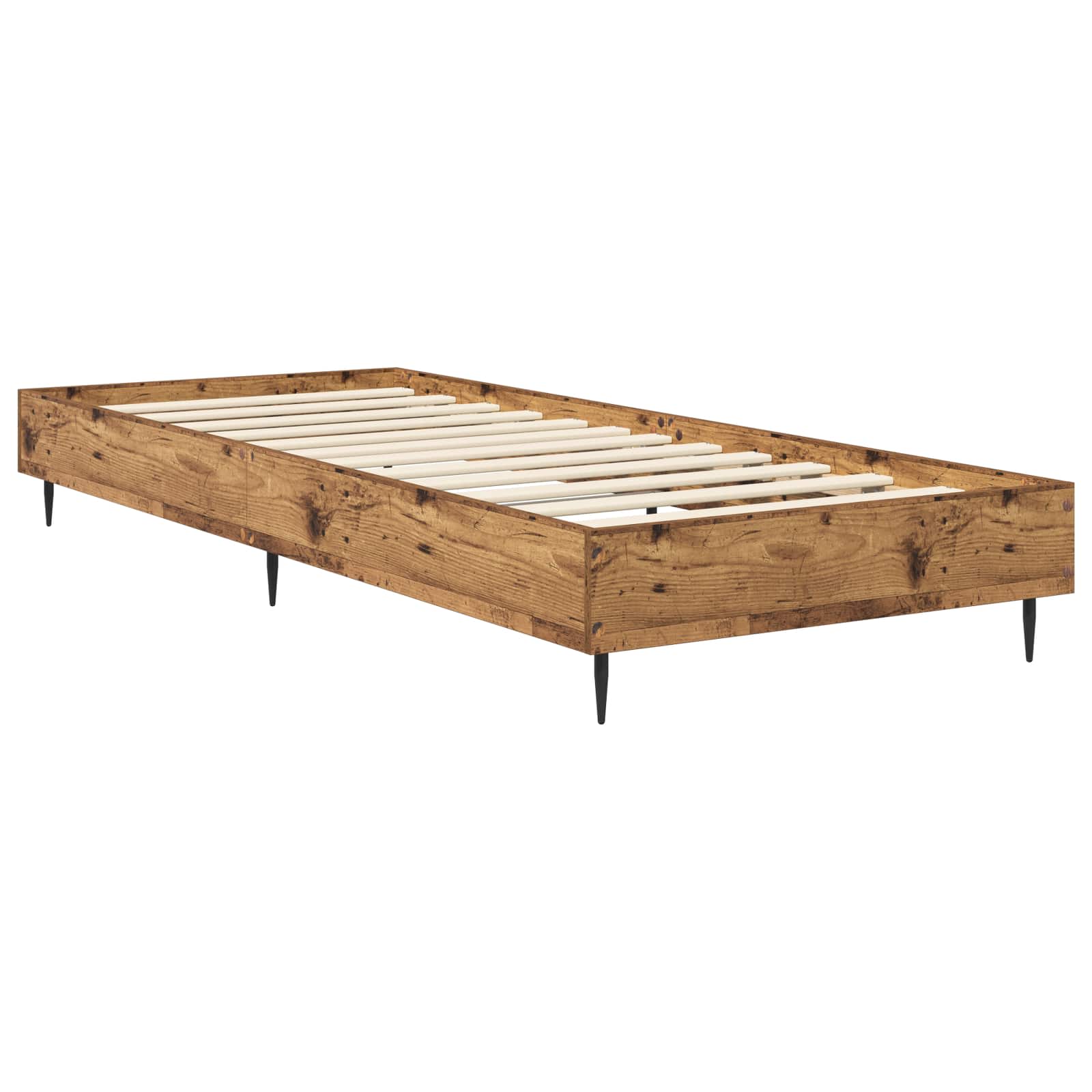 Σκελετός Κρεβατιού Παλαιωμένο ξύλο 80 x 200 cm - Pakobazaar