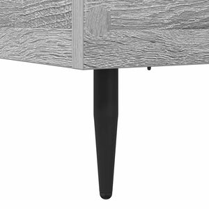 Σκελετός Κρεβατιού Γκρι Sonoma 80 x 200 cm Επεξεργασμένο Ξύλο - Pakobazaar