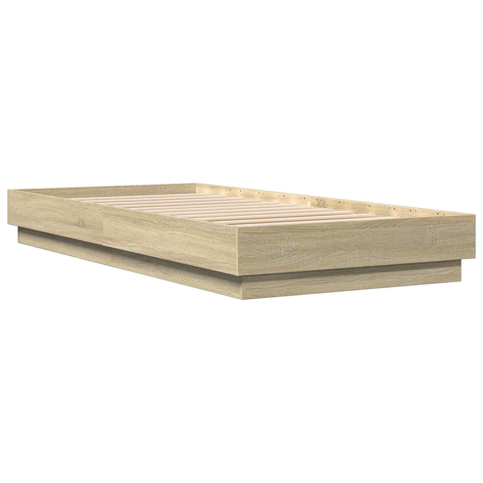 Κρεβάτι δαπέδου Sonoma Δρυς 80 x 200 cm Επεξεργασμένο Ξύλο - Pakobazaar