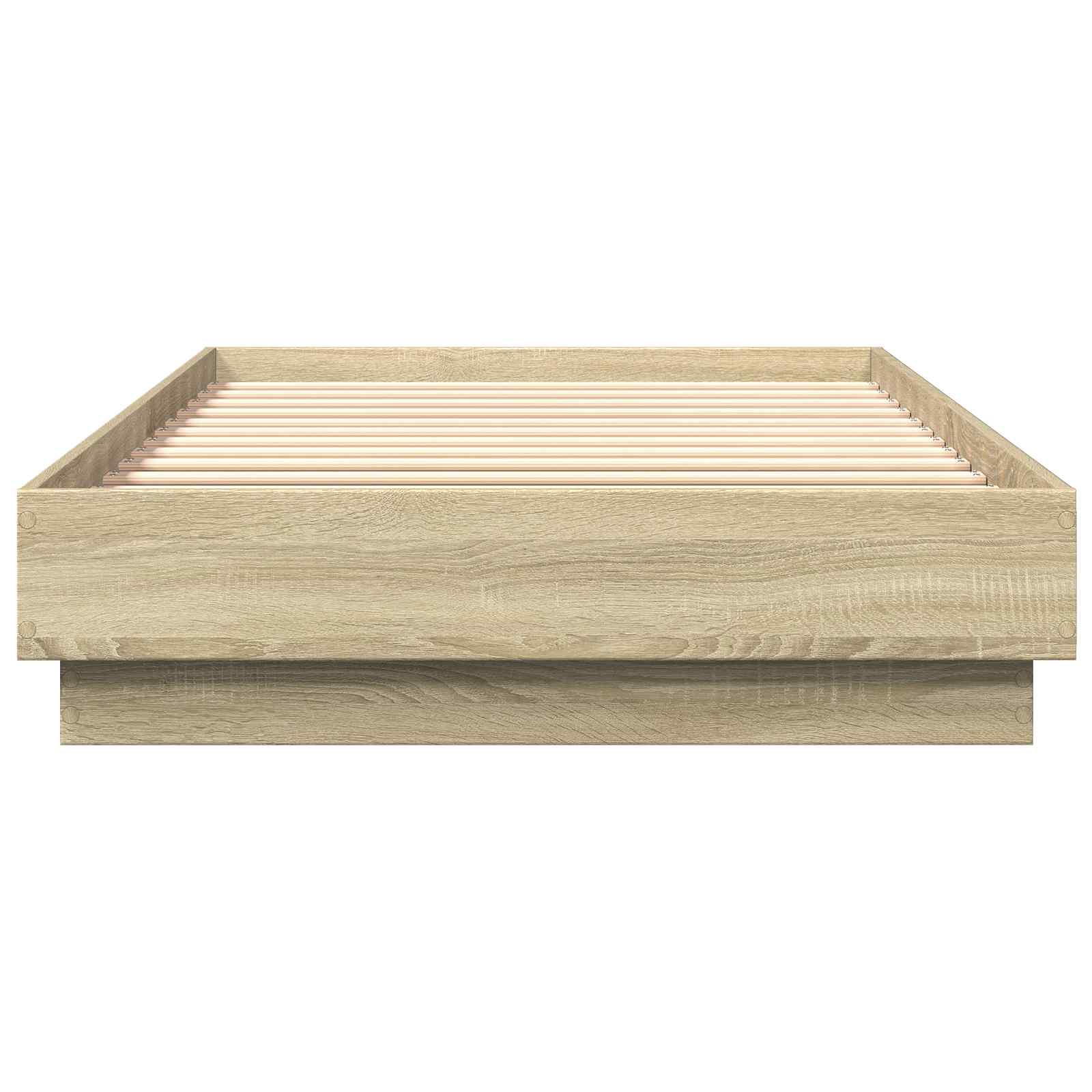 Κρεβάτι δαπέδου Sonoma Δρυς 80 x 200 cm Επεξεργασμένο Ξύλο - Pakobazaar