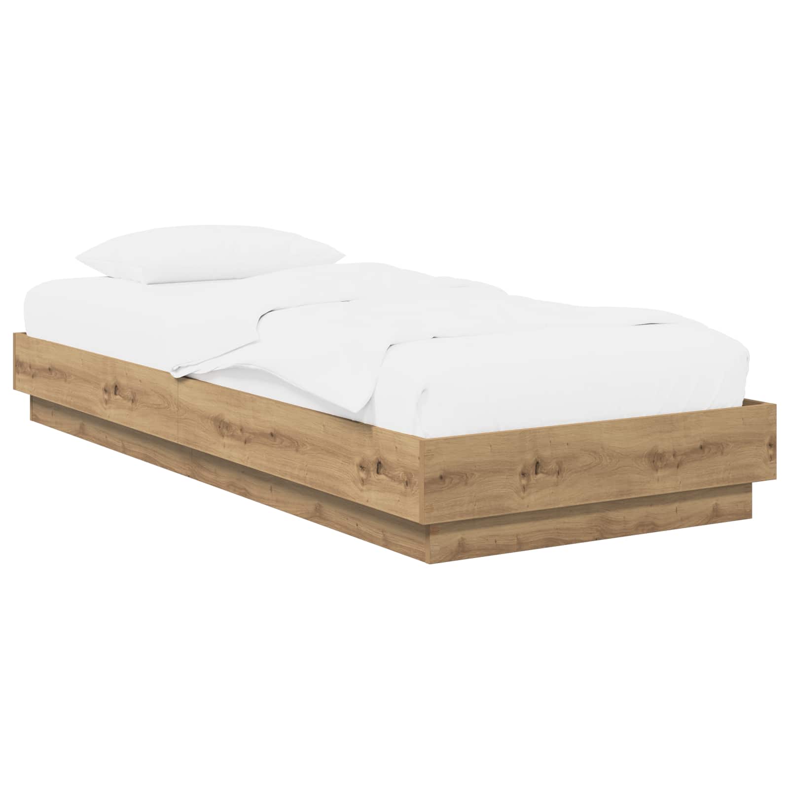 Κρεβάτι δαπέδου Artisan Δρυς 80 x 200 cm Επεξεργασμένο Ξύλο - Pakobazaar