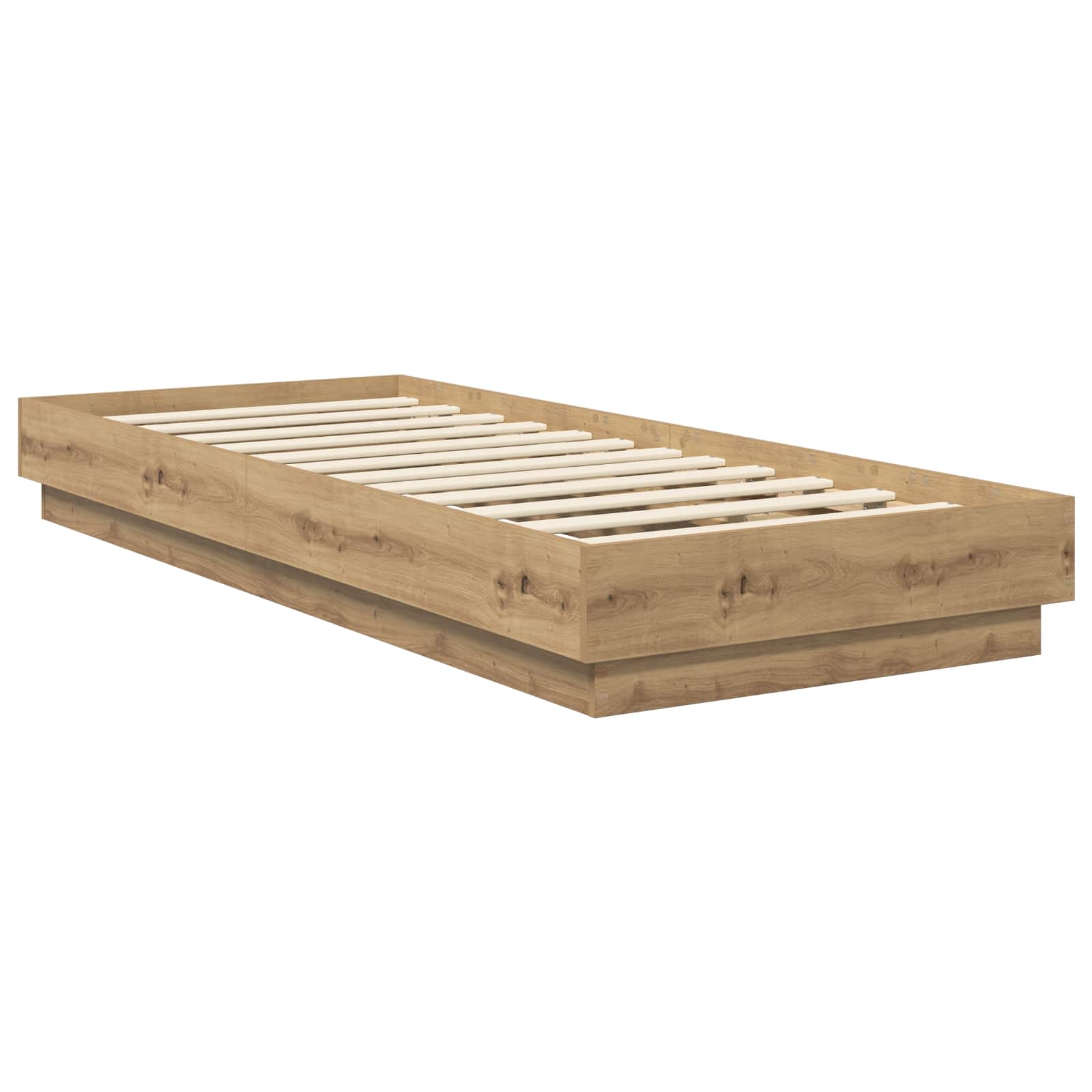 Κρεβάτι δαπέδου Artisan Δρυς 80 x 200 cm Επεξεργασμένο Ξύλο - Pakobazaar