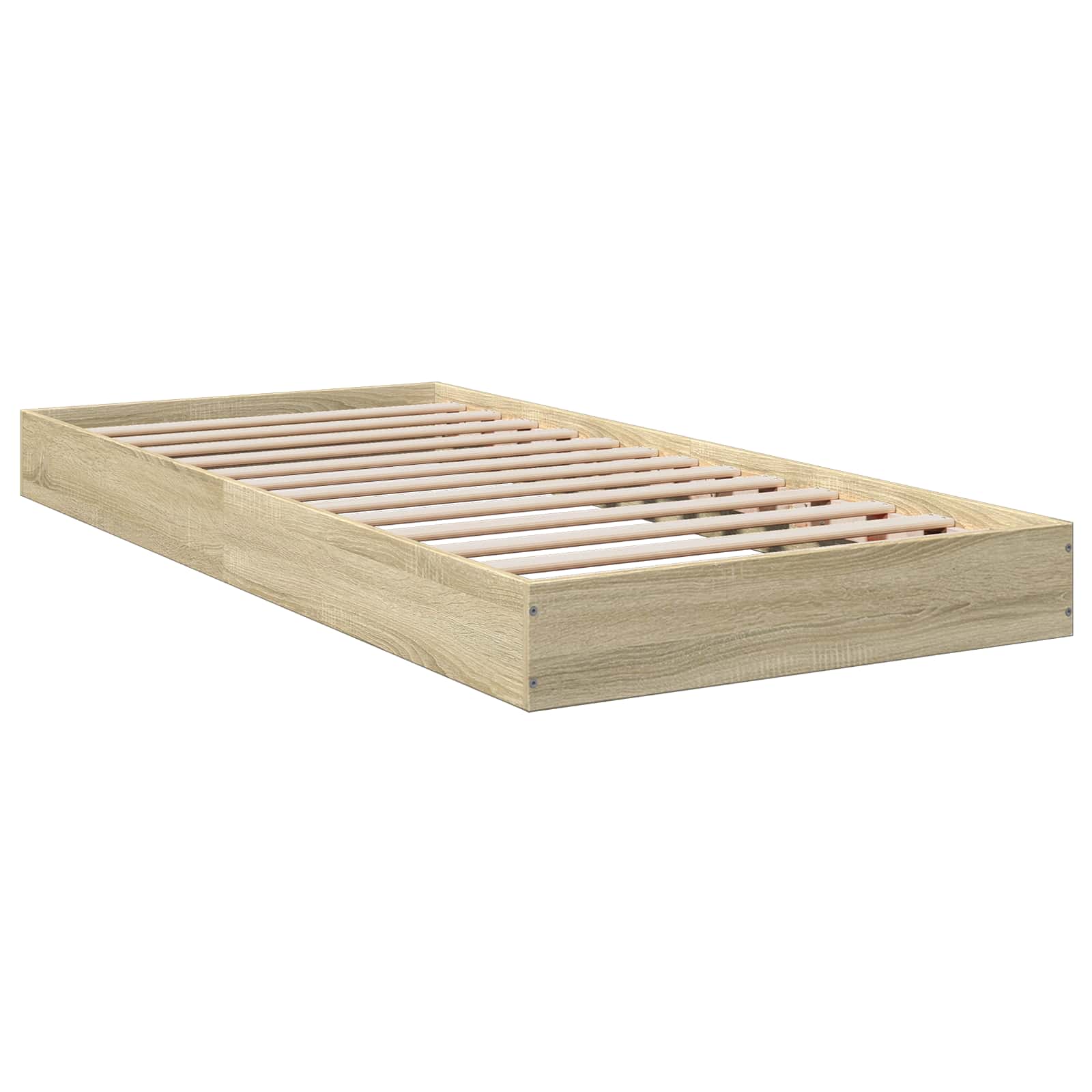 Κρεβάτι δαπέδου Sonoma Δρυς 80 x 200 cm Επεξεργασμένο Ξύλο - Pakobazaar